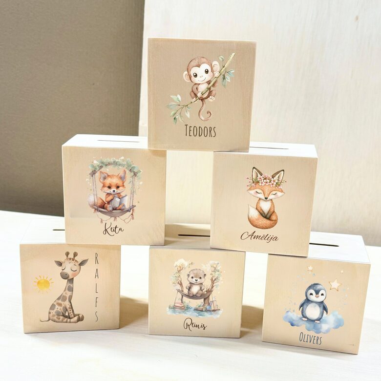 Personalizēta krājkase bērniem